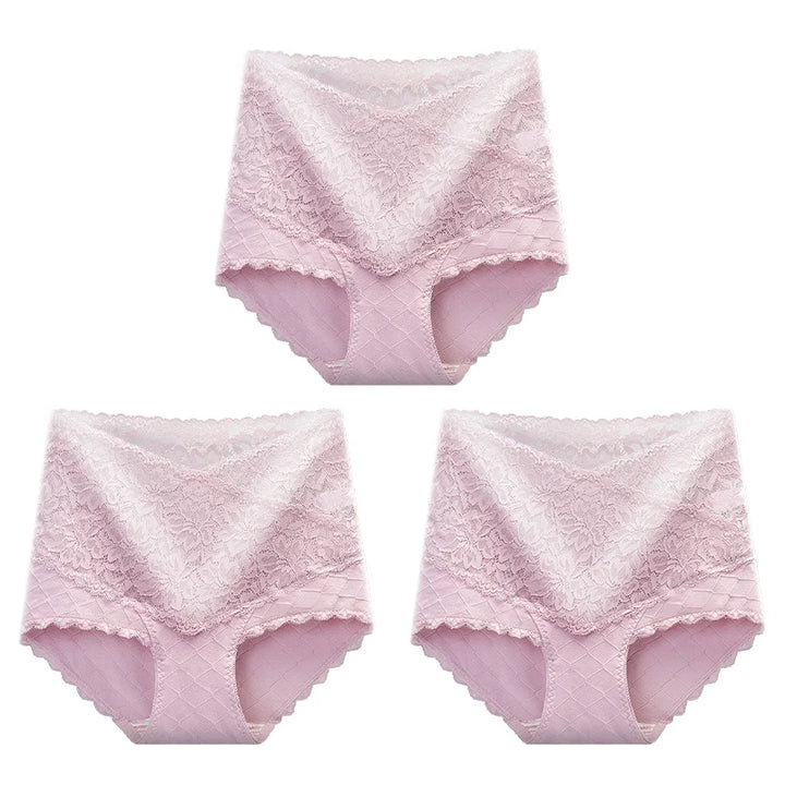 [ Pay 1 Get 3PCS ]🌸Hot style Lace+Cotton Anti-Side Leakage Panty