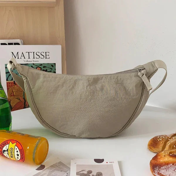 Simple Women Dumpling Cross body Bag