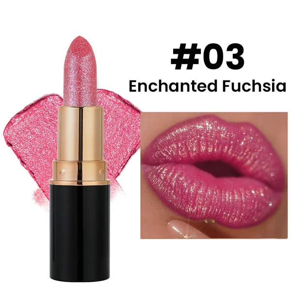 Waterproof Moisturizing Glitter Lipstick