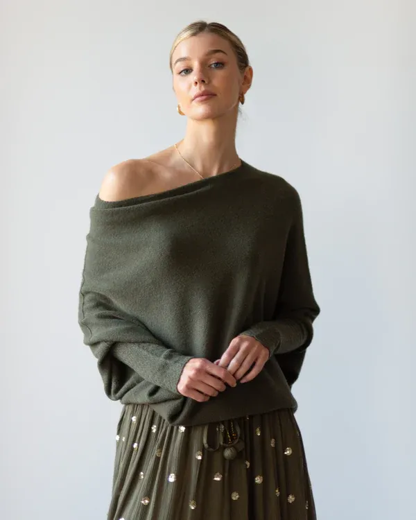 2024 NEW ASYMMETRIC DRAPED JUMPER