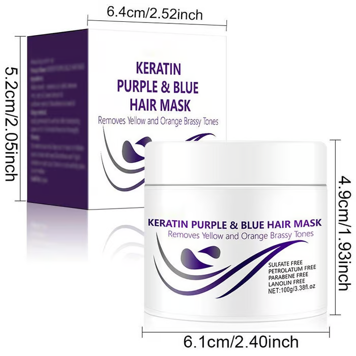 Purple Keratin Hair Mask