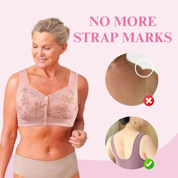 🔥 49% OFF-2024 New Cotton Front Closure Bra