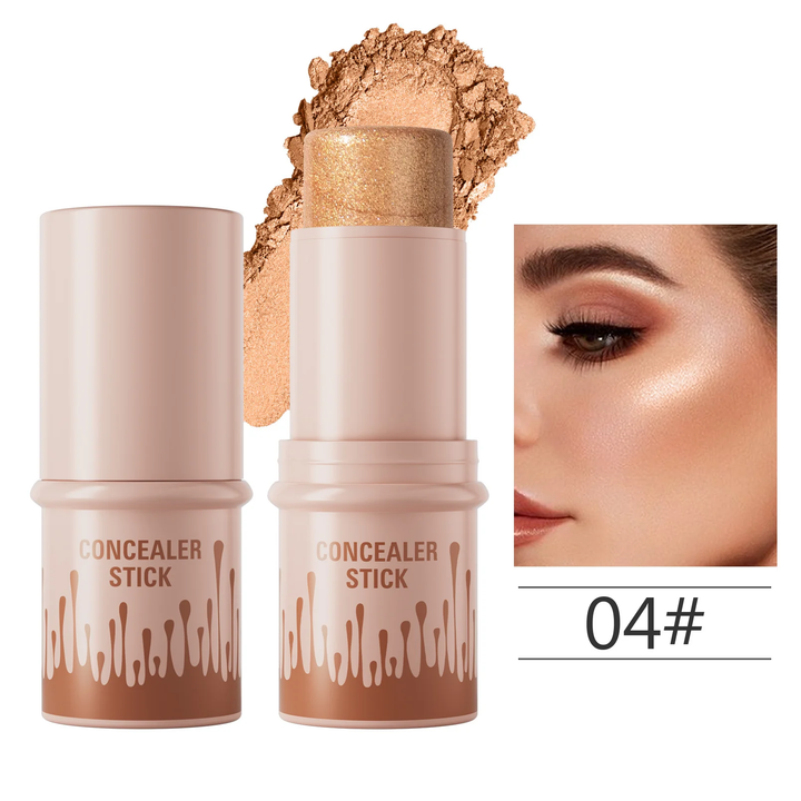 Multi-color natural fit shadow contour concealer stick
