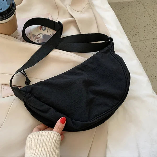 Simple Women Dumpling Cross body Bag