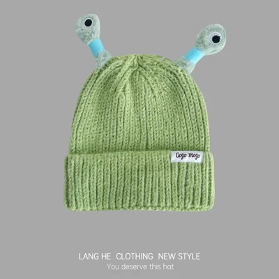 Cute Little Monster LED Knit Beanie