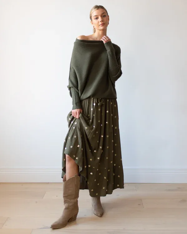 2024 NEW ASYMMETRIC DRAPED JUMPER