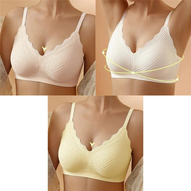 🔥Hot Sell🔥⏰LAST DAY 50% OFF⏰Transpirable Ice Silk Wireless Push Up Plus Size Bra