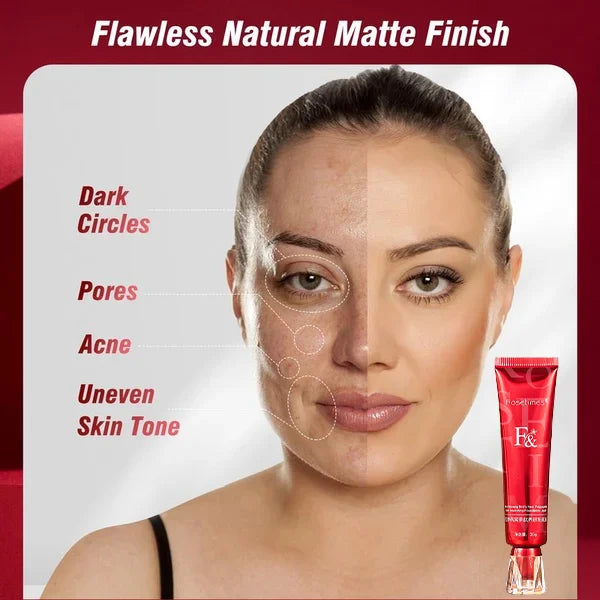 Red Ginseng and Birds Nest Polypeptide Skin Nourishing Liquid Foundation