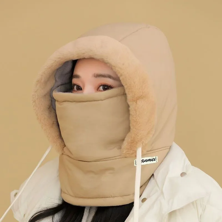 Cycling hat padded and thickened windproof winter warm cap