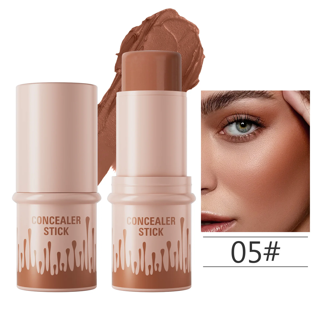 Multi-color natural fit shadow contour concealer stick