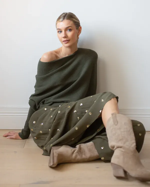 2024 NEW ASYMMETRIC DRAPED JUMPER