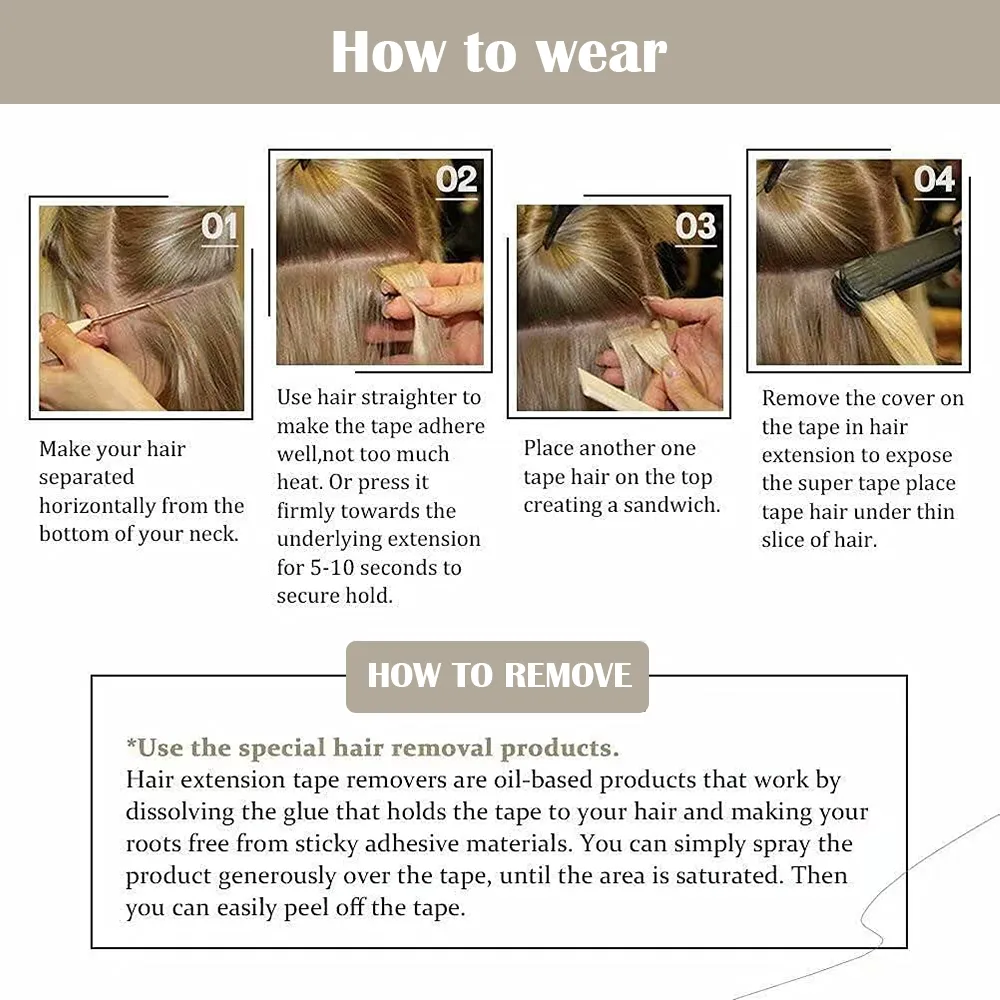 Seamless Injected Hand-Tied Invisible Tape In Hair Extension