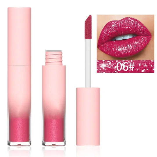 18 Color Diamond Lip Gloss Matte to Shimmer Liquid