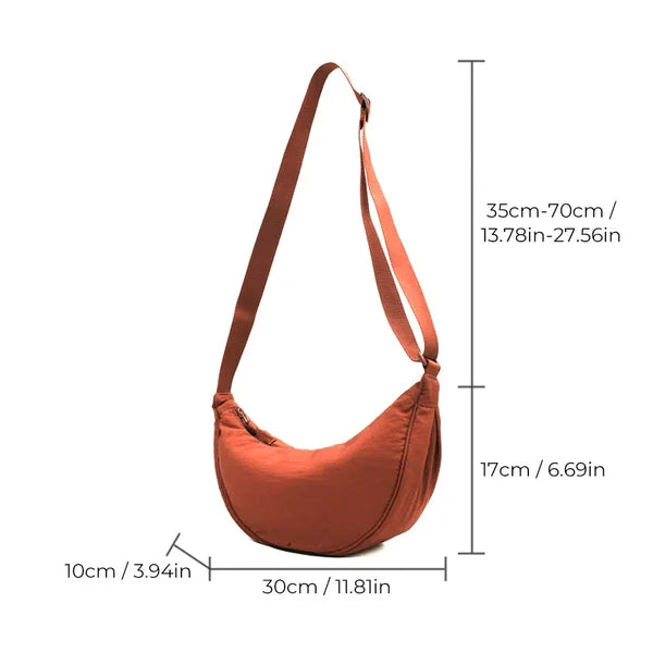 Simple Women Dumpling Cross body Bag