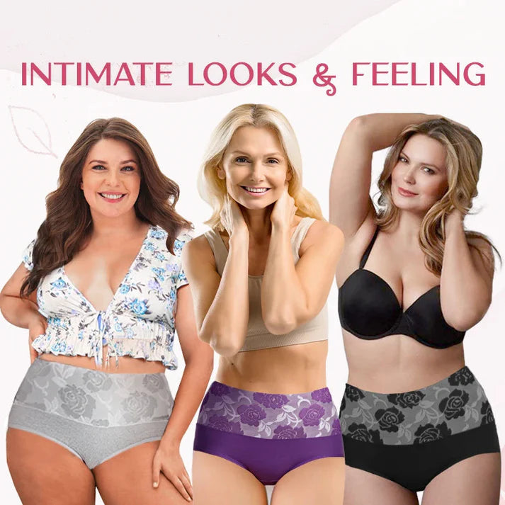 Cotton High Waist Abdominal Slimming Hygroscopic Antibacterial Underwear