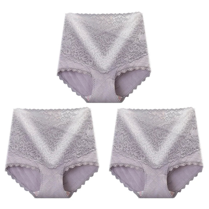 [ Pay 1 Get 3PCS ]🌸Hot style Lace+Cotton Anti-Side Leakage Panty