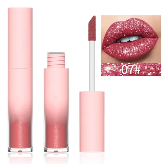 18 Color Diamond Lip Gloss Matte to Shimmer Liquid