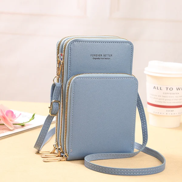 Leather Small Crossbody Bag Mini Messenger Shoulder Handbag