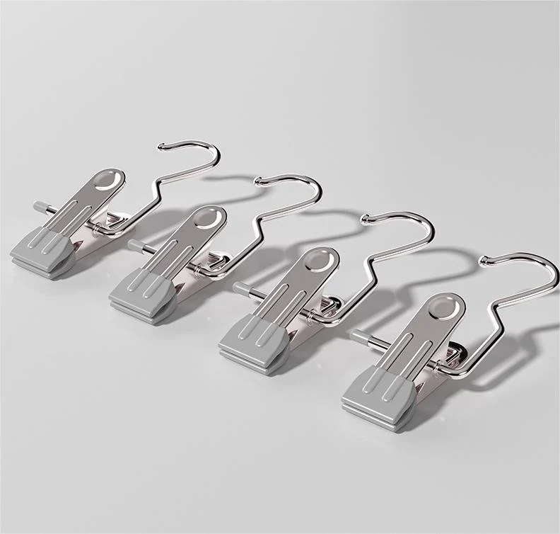 Anti rust Clip Space saving Clothespin Hat Pants Storage Hanging Travel Hook