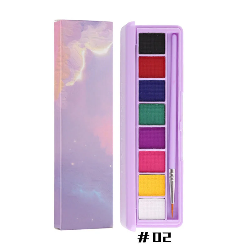 Water Soluble Fluorescent Makeup Palette