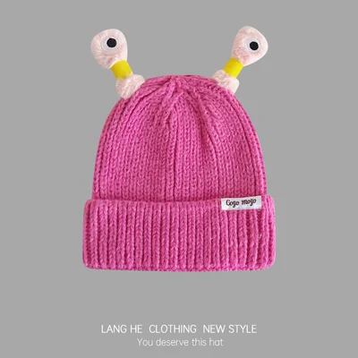 Cute Little Monster LED Knit Beanie