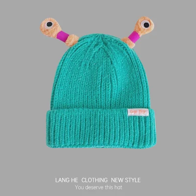 Cute Little Monster LED Knit Beanie