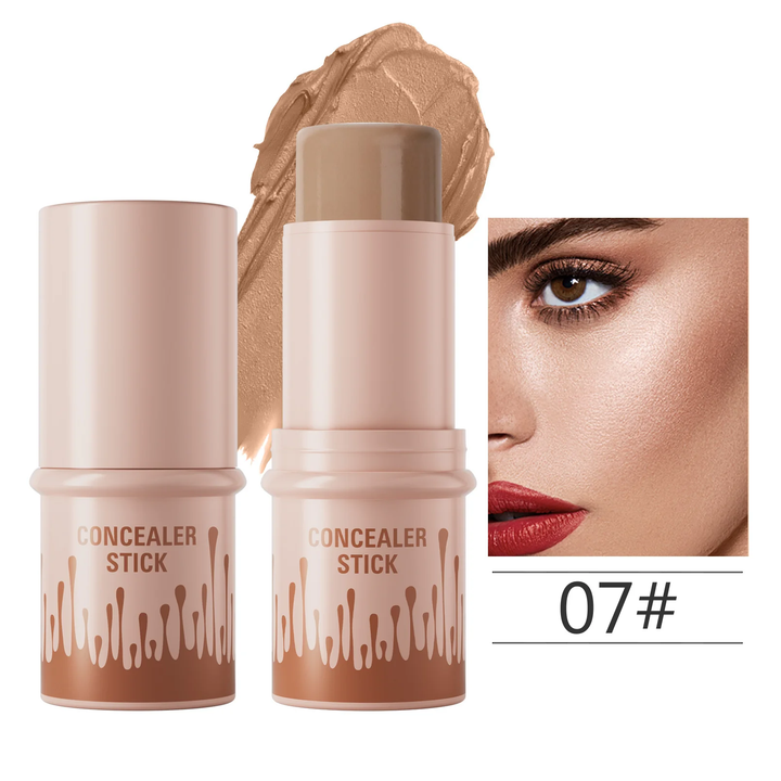 Multi-color natural fit shadow contour concealer stick