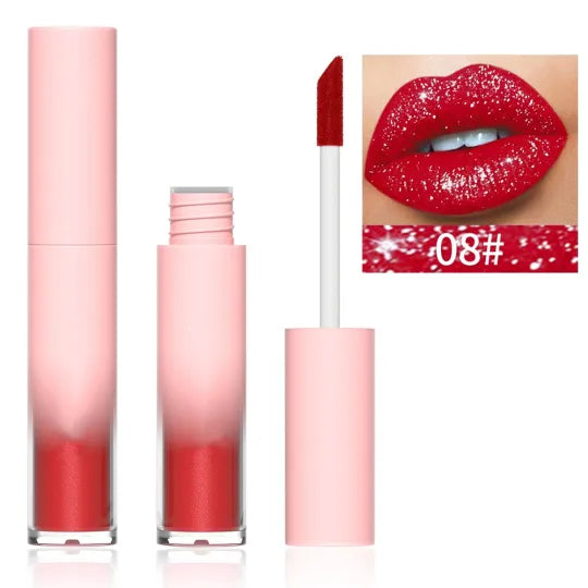 18 Color Diamond Lip Gloss Matte to Shimmer Liquid