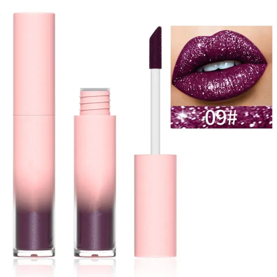 18 Color Diamond Lip Gloss Matte to Shimmer Liquid