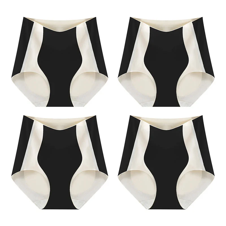 [Hot sale on TikTok]Color block Traceless Hip lifting Shaping Panties