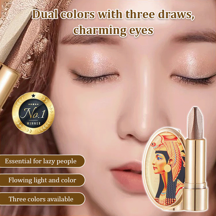 Double Color Light Luxury Eyeshadow Stick for Lazy People