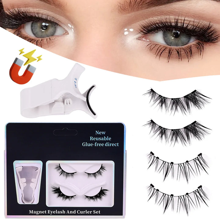 Premium Magnetic Eyelashes 🎁 Easy Quick  Safe
