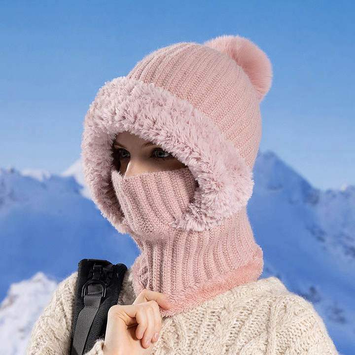 Womens Knitted Hat In Autumn And Winter