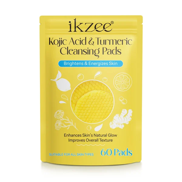 ikzee Turmeric Cleansing Exfoliating Pads Facial Cleansing Skincare