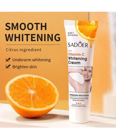 Vitamin C Underarm Whitening Cream For Women Body Brightening Emulsion