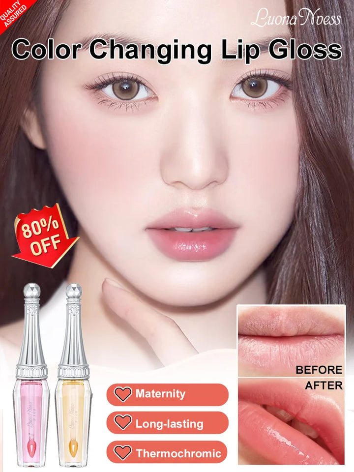 Freezing Sensation Color Changing Lip Gloss