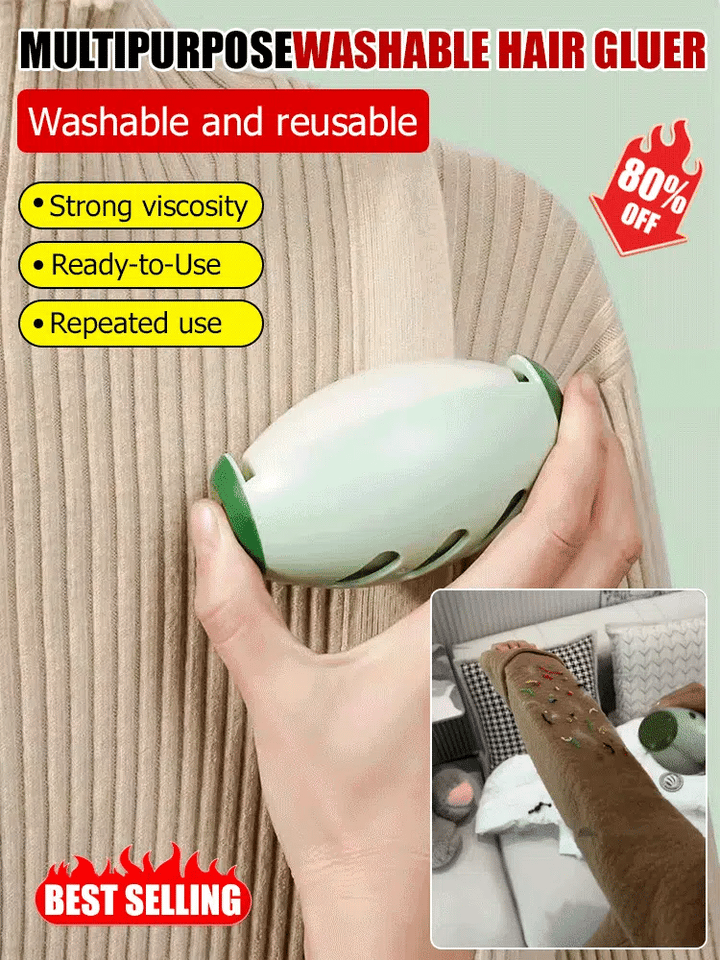 Oval multi-purpose hair gluer
