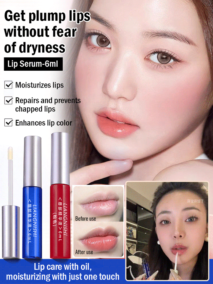 Day and night dual care lip serum