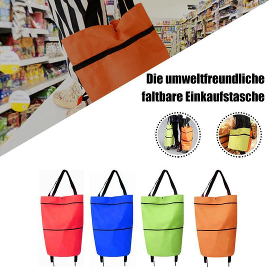 Foldable eco-friendly shopping bag