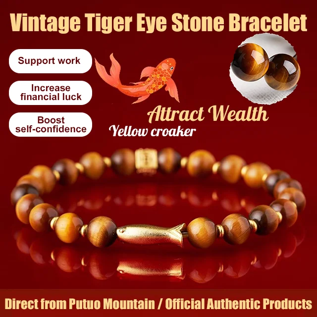 Vintage Tiger Eye Bracelet