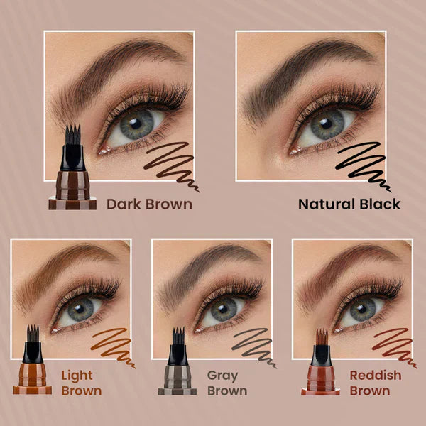 🎁BUY 1 GET 1 FREE🔥WATERPROOF FOUR-TIP BEARD AND EYEBROW PEN✨