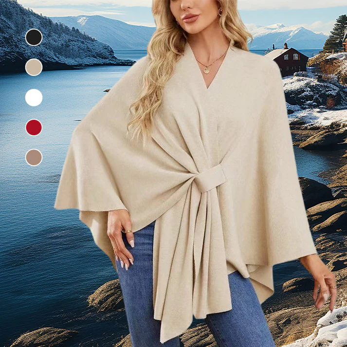 Womens Cross Front Shawl Wrap