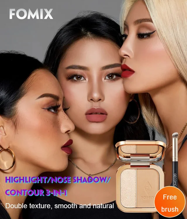 FOMIX two-color highlighter contouring plate