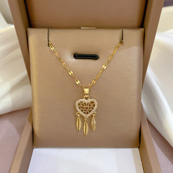 Dreamcatcher Golden Earrings