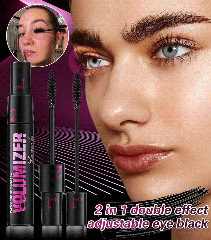 Two in one double effect adjustable eye black