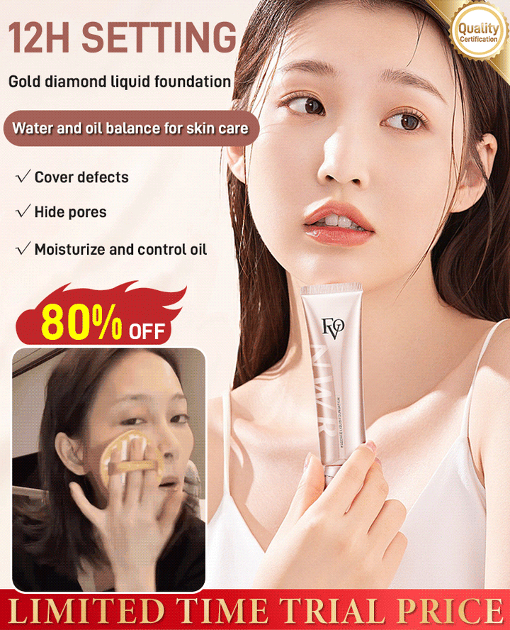 Long lasting diamond setting foundation liquid
