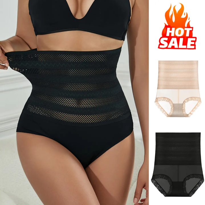 High Waist Breathable Tummy Tuck Hip Lifting Body Shaping Panties