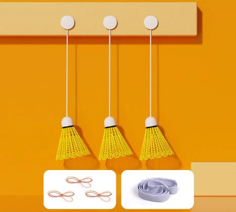 Automatic rebound badminton trainer