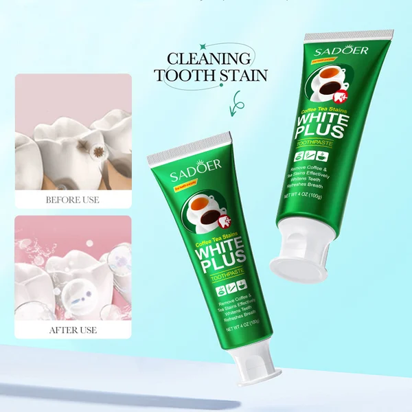 SADOER Tea Stain Remover Whitening Toothpaste - Remove years of stains