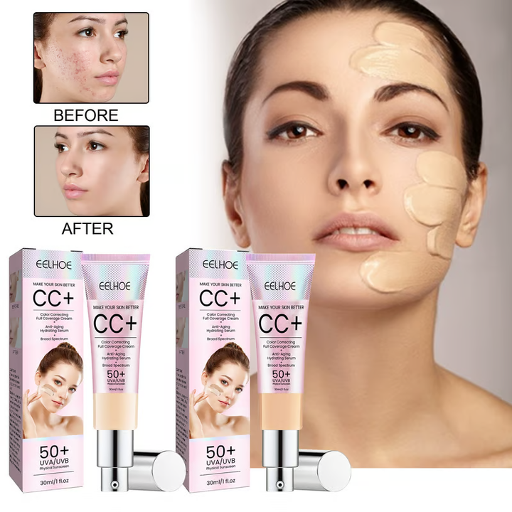 CC+ Cream Illumination SPF50 w Luxe Brush Makeup